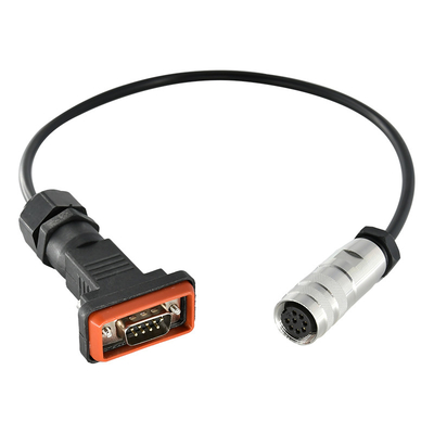 Pin impermeable video audio del conector de cable 9 - conector sub de 15 Pin Male Female D