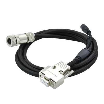 3 - 17 Pin M12 a la longitud de encargo impermeable del PVC PUR del conector de cable de DSUB para el sensor