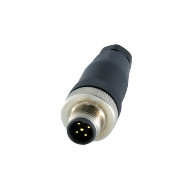La base plástica impermeable 4 del conector M12 3 de IP67 IP68 un B D cifró el enchufe masculino femenino