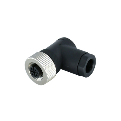 La base plástica impermeable 4 del conector M12 3 de IP67 IP68 un B D cifró el enchufe masculino femenino