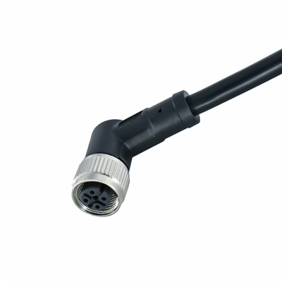 Conectores de cable impermeables de Rigoal M12 Overmolded 180/90 grados de al aire libre