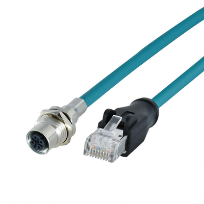 La prenda impermeable hembra-varón M12 al conector Rj45 un B D X cifró CMX al aire libre clasificado