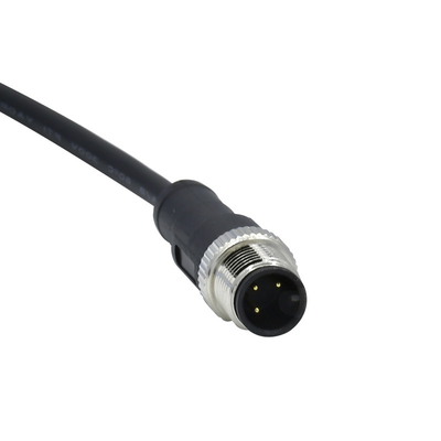 A B D Código Cable conector impermeable M12 montado 3 5 8 12 17 Pin