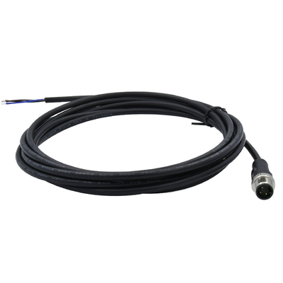 A B D Código Cable conector impermeable M12 montado 3 5 8 12 17 Pin