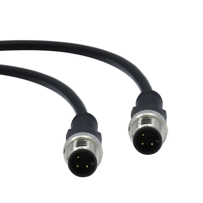 A B D Código Cable conector impermeable M12 montado 3 5 8 12 17 Pin