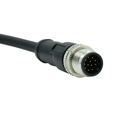 el conector de cable impermeable de 250V M12 UN B D X cifró 4 Pin Cable Connector