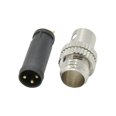 Prenda impermeable niquelada de M8 6 Pin Connector Copper Material IP67