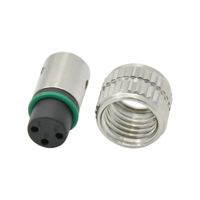 Prenda impermeable niquelada de M8 6 Pin Connector Copper Material IP67