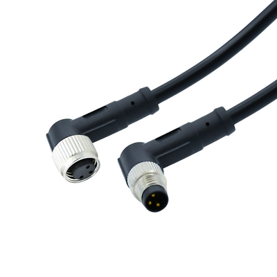 Dispositivo de conector de cable impermeable redondo Negro Blanco color