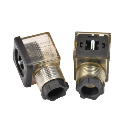 Válvula solenoide fiable de Biack Conector tipo A 0.2A para aplicaciones industriales