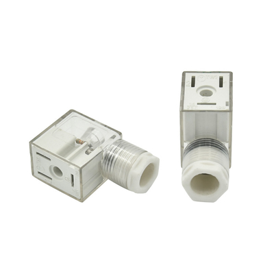 Válvula solenoide de automatización industrial tipo B de conector Rango de temperatura 0-120C 0.2kg