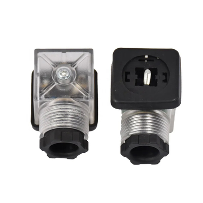 IP68 0.2A 24V Conector de válvula de solenoide para el rango de temperatura 0-120C