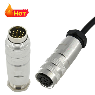"Conector impermeable RIGOAL M16 2-3-4-5-6-7-8-12-14-16-19-24-núcleo hombre / mujer"