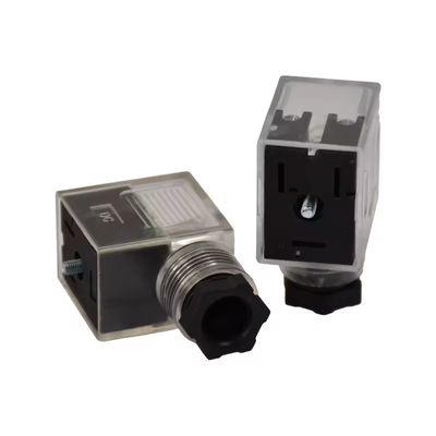 Fabrica de conectores de Rigoal con válvula de solenoide transparente conjunta femenina