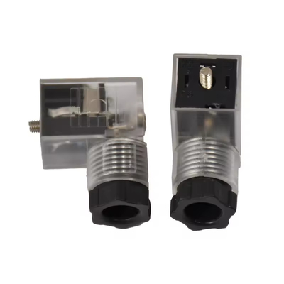 Fabrica de conectores de Rigoal con válvula de solenoide transparente conjunta femenina