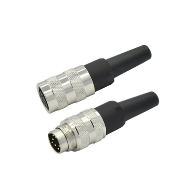 Conector impermeable M16 con material aislante PBT y placa de contacto Au oro/oro