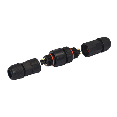 Conector impermeable de LED femenino para especificación de cable 24-14AWG