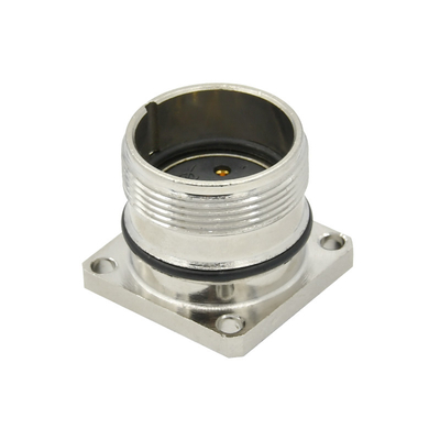 Conector M23 de instrumentación industrial con carcasa metálica