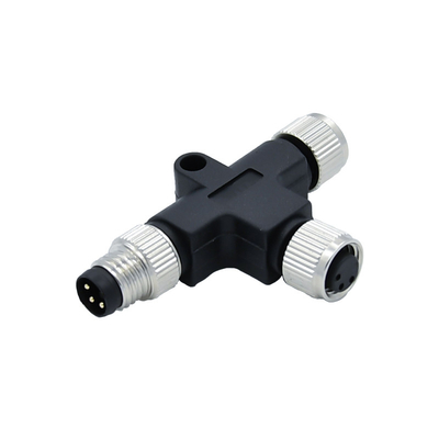 Adaptador de conector de sensores M8 codificado A/B/D para conexiones rápidas y seguras