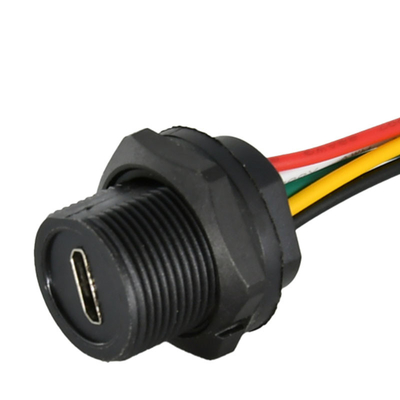 Conectores de plástico circulares de tipo USB para entornos adversos