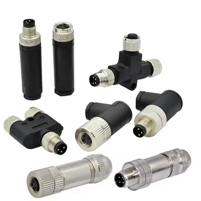 Conector resistente al agua IP68 con tuerca de conexión de latón