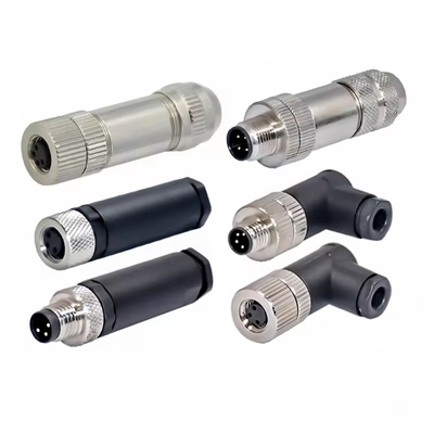 Conector resistente al agua IP68 con tuerca de conexión de latón