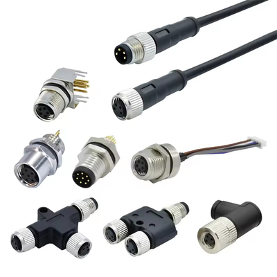 Conector resistente al agua IP68 con tuerca de conexión de latón
