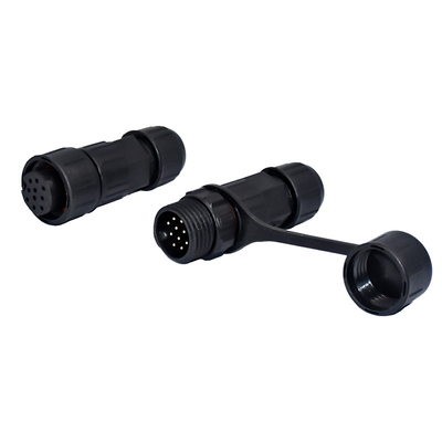 Conector a prueba de agua LED de 10 pines con sistema de bloqueo de tornillo de 250V CA