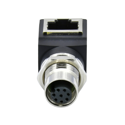 Conector Ethernet M12 a RJ45 Hombre Hembra IP67 Impermeable 3-17 Pin