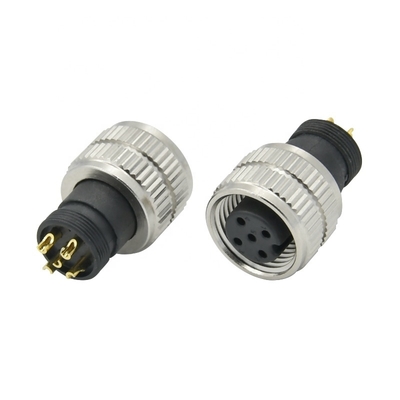 M12 Conector circular IP68 a prueba de agua 3-17 pines Hombre Hembra