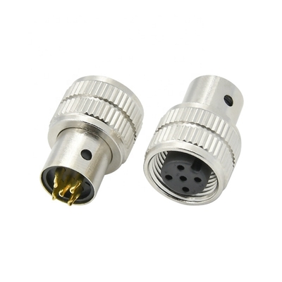 M12 Conector circular IP68 a prueba de agua 3-17 pines Hombre Hembra