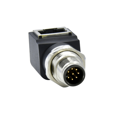 Conector Ethernet M12 a RJ45 Hombre Hembra IP67 Impermeable 3-17 Pin