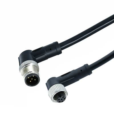 Conector macho M12 a macho M8, impermeable, IP67, IP68, contactos de latón
