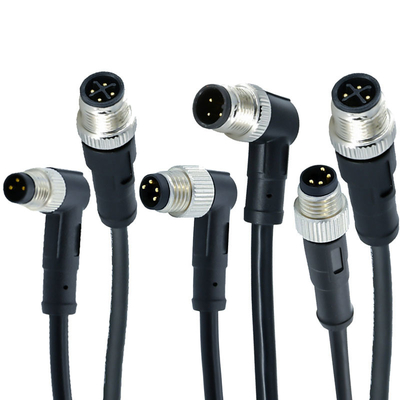 Conector estanco Rigoal M12 a M8 macho hembra IP67 IP68 de 3 a 17 pines