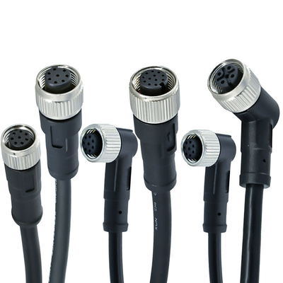 Conector estanco Rigoal M12 a M8 macho hembra IP67 IP68 de 3 a 17 pines