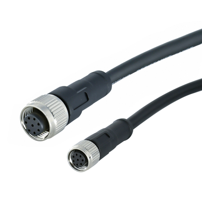 Conector estanco Rigoal M12 a M8 macho hembra IP67 IP68 de 3 a 17 pines