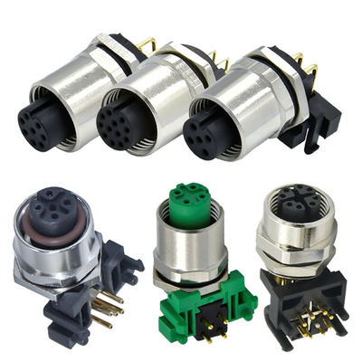 Conector M12 a prueba de agua 3-17 pines macho hembra IP67 IP68 DIN