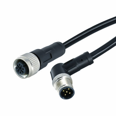 M12 Conector impermeable IP67 IP68 3-17 Pin DIN Serie M
