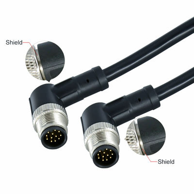 M12 Conector impermeable 3-17 Pin IP67 IP68 Estándar DIN