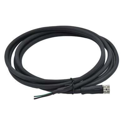 M8 Waterproof Connector with PVC/PUR Cable Vibration Resistance and Shield/Unshield Versions for Industrial Use