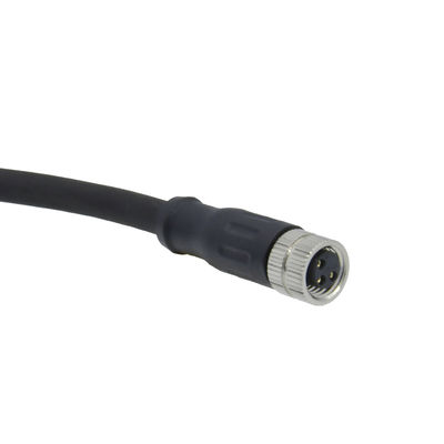 M8 Waterproof Connector with PVC/PUR Cable Vibration Resistance and Shield/Unshield Versions for Industrial Use