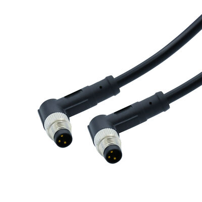 M8 Conector impermeable IP67/IP68 3-8 Pin 30-60V para aplicaciones automotrices y de sensores