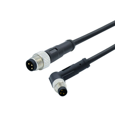 M8 Conector impermeable IP67/IP68 3-8 Pin 30-60V para aplicaciones automotrices y de sensores