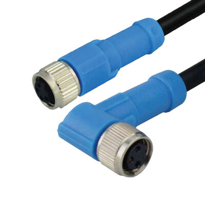 M8 Conector impermeable IP67/IP68 3-8 Pin 30-60V para aplicaciones automotrices y de sensores