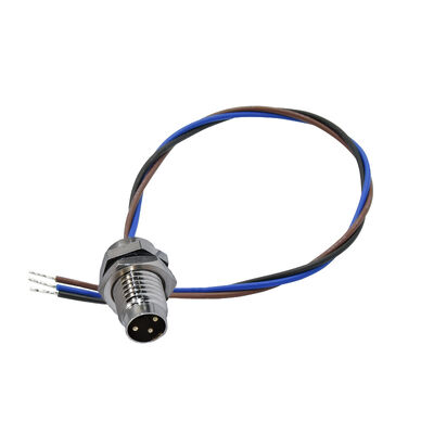 Conector M8 a Coded 3 4 5 6 8 Pines Ip67 Impermeable Tipo Soldadura Montaje Panel Frontal con Cable