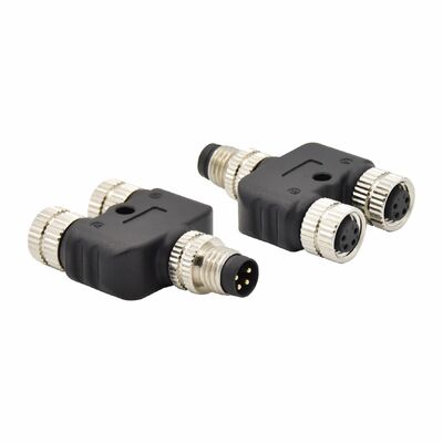 Rigoal Y Tipo 34568pin M8 Conector impermeable encabezado de toma de corriente ABD puerto macho y mujer IP68 conector fábrica