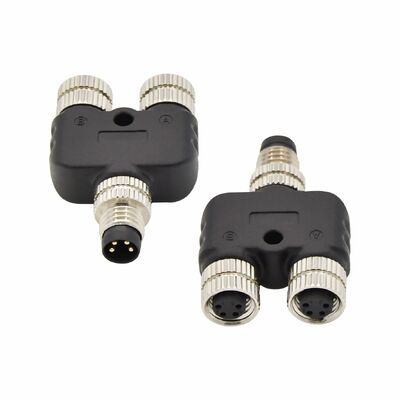 Rigoal Y Tipo 34568pin M8 Conector impermeable encabezado de toma de corriente ABD puerto macho y mujer IP68 conector fábrica