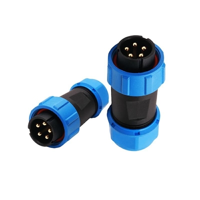 SP21 5 Pin Waterproof Electrical Connectors Male roscó el conector de cable