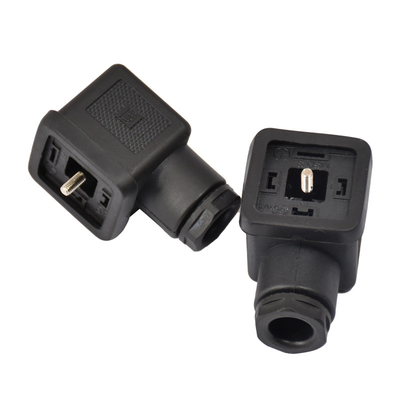 Tipo del enchufe de la válvula electromagnética de la potencia europea un PG9/un PG11 3 Pin Solenoid Connector