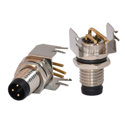 3 / /6/8 conector de ángulo recto del sensor 4/5 de Pin Male And Female Straight M8 para el soporte del PWB del cable